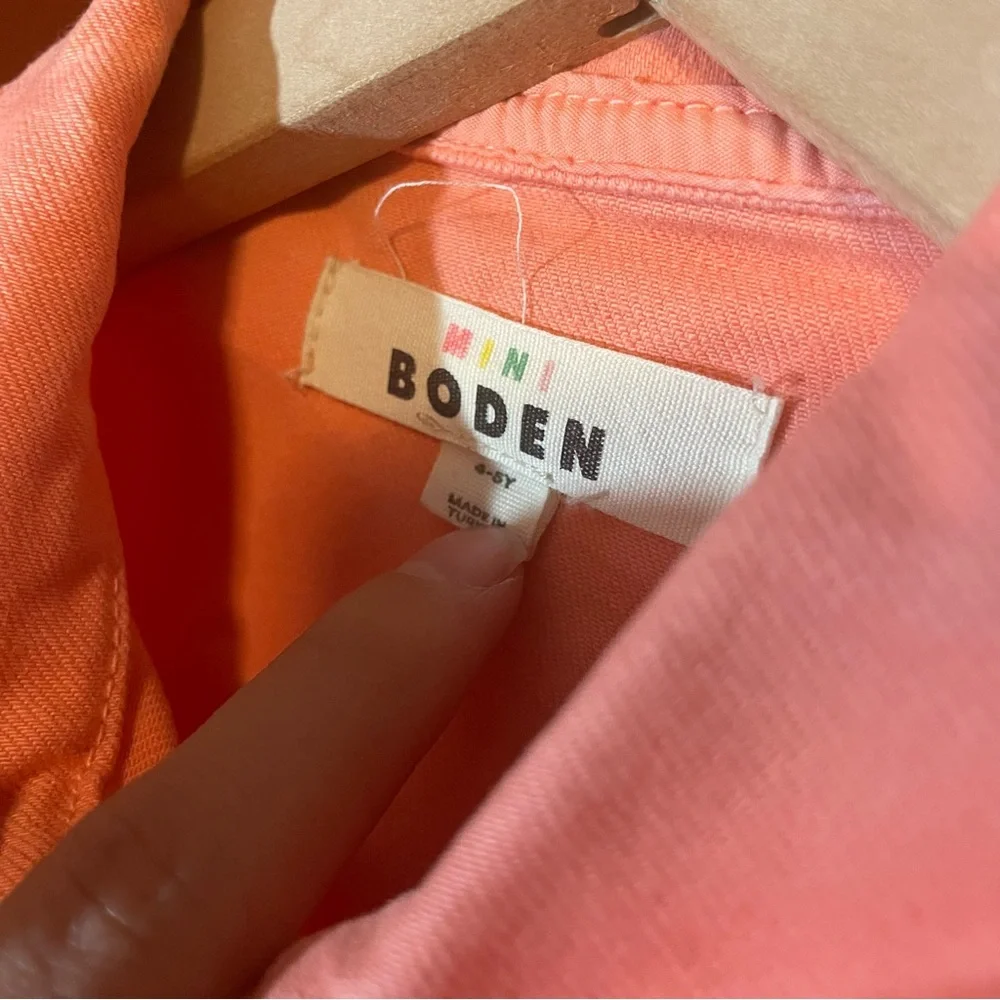 Mini Boden Children’s‎ Pink Button Front Girls Playsuit Shortalls